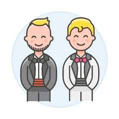 Gay Marriage 6 Illustration from UX Colors Set