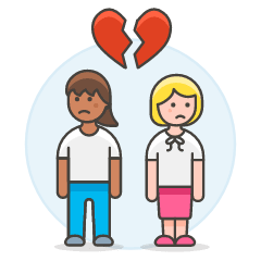 Lesbians Breakup 11 Illustration from UX Colors Set