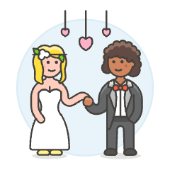 Lesbian Wedding 6 Illustration from UX Colors Set