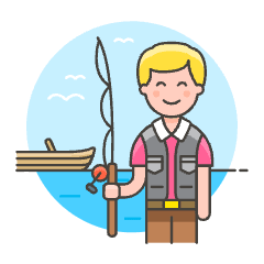Fishing Trip 1 1 Illustration from UX Colors Set