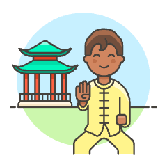 Martial Art 1 4 Illustration from UX Colors Set