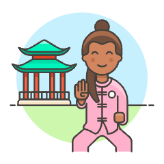 Martial Art 1 6 Illustration from UX Colors Set