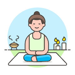 Meditation 2 2 Illustration from UX Colors Set