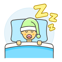 Sleeping 2 Illustration from UX Colors Set