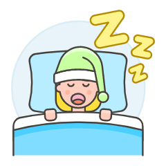 Sleeping 4 Illustration from UX Colors Set