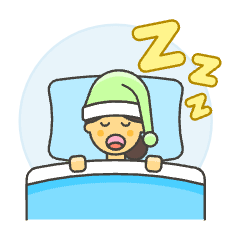 Sleeping 5 Illustration from UX Colors Set