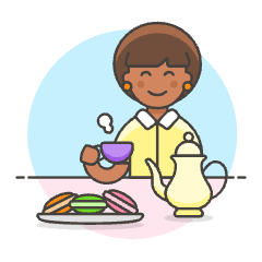 Tea Time 1 2 Illustration from UX Colors Set