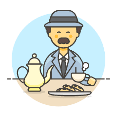 Tea Time 1 6 Illustration from UX Colors Set