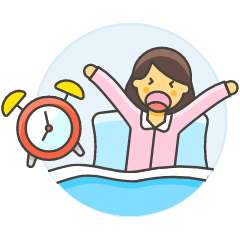 Wake Up 5 Illustration from UX Colors Set