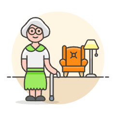 Retirement 1 2 Illustration from UX Colors Set