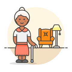 Retirement 1 4 Illustration from UX Colors Set