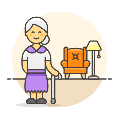 Retirement 1 6 Illustration from UX Colors Set