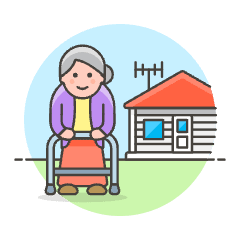 Retirement 2 2 Illustration from UX Colors Set