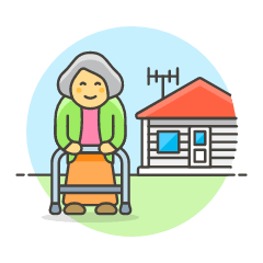 Retirement 2 6 Illustration from UX Colors Set