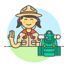 Scout 1 Illustration from UX Colors Set