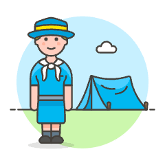 Scout Camp 5 Illustration from UX Colors Set