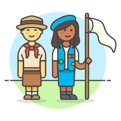 Scout Patron Group 5 Illustration from UX Colors Set