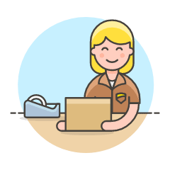 Package Check 2 Illustration from UX Colors Set