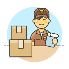 Package Check 5 Illustration from UX Colors Set