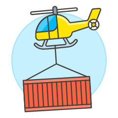 Air Shipping Illustration from UX Colors Set