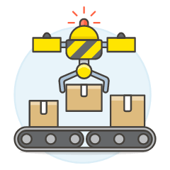 Industry Robot 1 Illustration from UX Colors Set