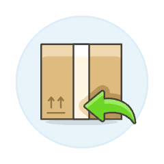 Package Send Illustration from UX Colors Set