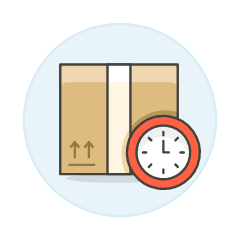 Package Standby Illustration from UX Colors Set