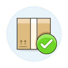 Package Verified Illustration from UX Colors Set