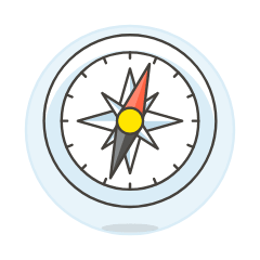 Compass 2 Illustration from UX Colors Set