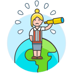 Lost In World 4 Illustration from UX Colors Set