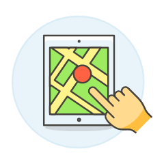 Point Location 1 Illustration from UX Colors Set