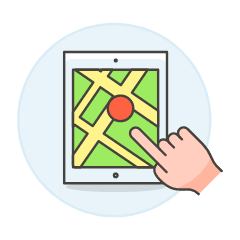 Point Location 3 Illustration from UX Colors Set