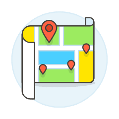 Pin On Map 2 Illustration from UX Colors Set