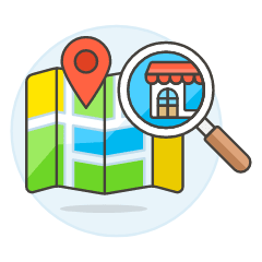 Search Location 1 Illustration from UX Colors Set