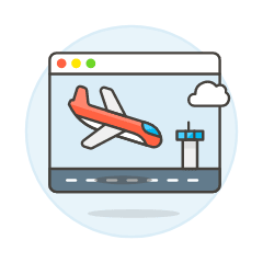 Landing Page Browser Illustration from UX Colors Set