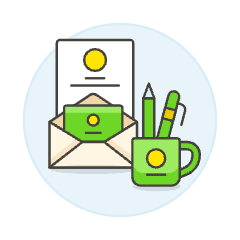 Branding Product Illustration from UX Colors Set