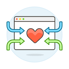 Browser Traffic Illustration from UX Colors Set
