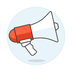 Megaphone 1 Illustration from UX Colors Set