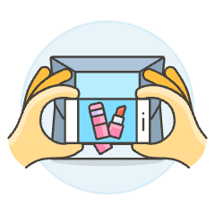 Mini Studio Hand 2 Illustration from UX Colors Set