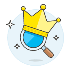 Magnifier Crown Illustration from UX Colors Set