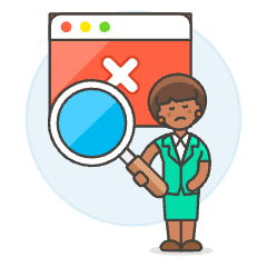 SEO Error 1 6 Illustration from UX Colors Set