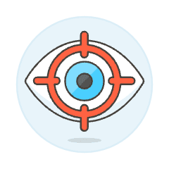 View Count Target Illustration from UX Colors Set