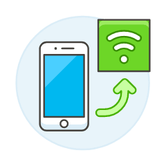 Wifi Signal Illustration from UX Colors Set