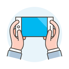 Hold Phone 1 Illustration from UX Colors Set