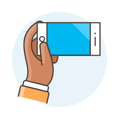 Landscape Phone 2 3 Illustration from UX Colors Set