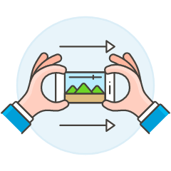 Panorama Camera Illustration from UX Colors Set