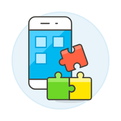 Application Development 4 Illustration from UX Colors Set
