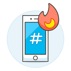 Hot Trend 1 Illustration from UX Colors Set