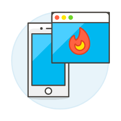 Hot Trend 2 Illustration from UX Colors Set