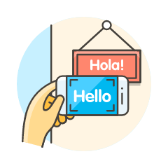 Camera Instant Translation 1 Illustration from UX Colors Set